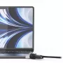 Compulocks Ledge voor MacBook Air 13 inch M2 en M3 met cijferslot Zilver