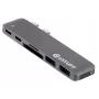 eSTUFF ES84122-Grijs Interface-hub USB 3.2 Gen 1 (3.1 Gen 1) Type-C 5000 Mbit/s