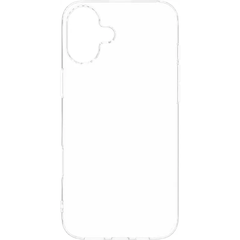 eSTUFF INFINITE VIENNA ES67100050 achterkant voor iPhone 16, TPU (GRS), transparant