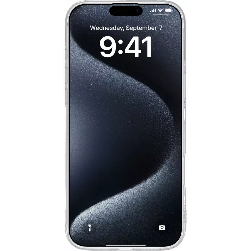 eSTUFF INFINITE VIENNA ES67100053 achterkant voor iPhone 16 Pro Max, TPU (GRS), transparant