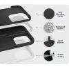 eSTUFF ES67120052-BULK INFINITE RIGA hoesje voor iPhone 16 Pro, zwart