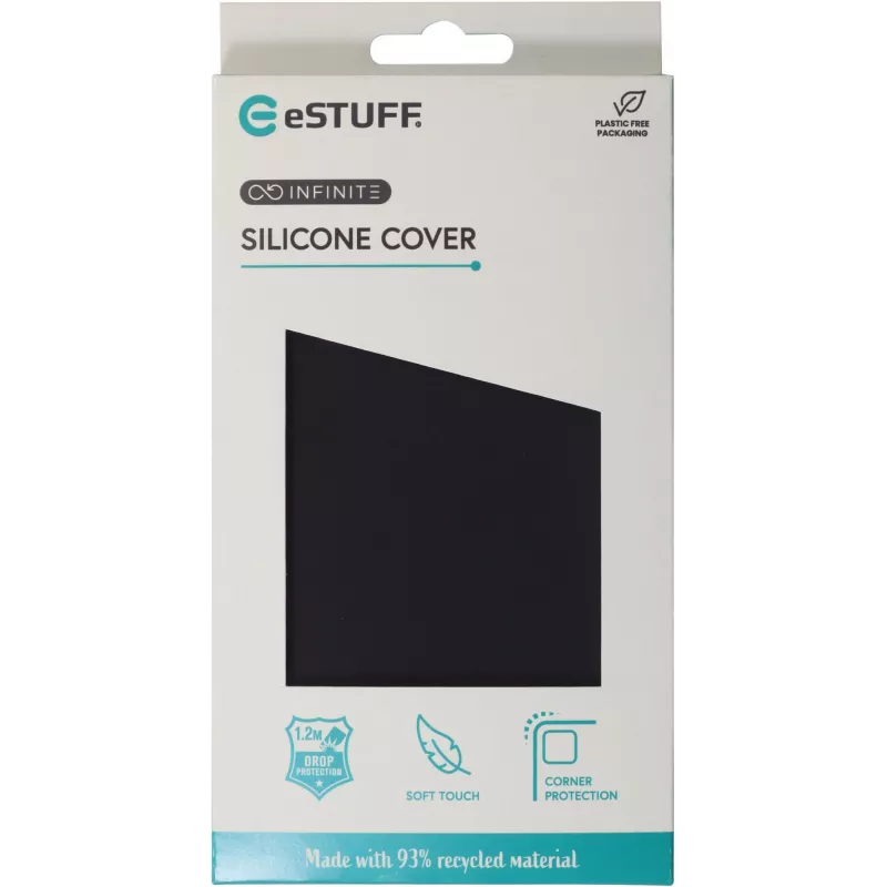 eSTUFF ES67120053 INFINITE RIGA hoesje voor iPhone 16 Pro Max, zwart