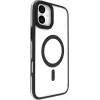 eSTUFF ES67141100 INFINITE HELSINKI magnetisch hoesje met standaard voor iPhone 16, zwart