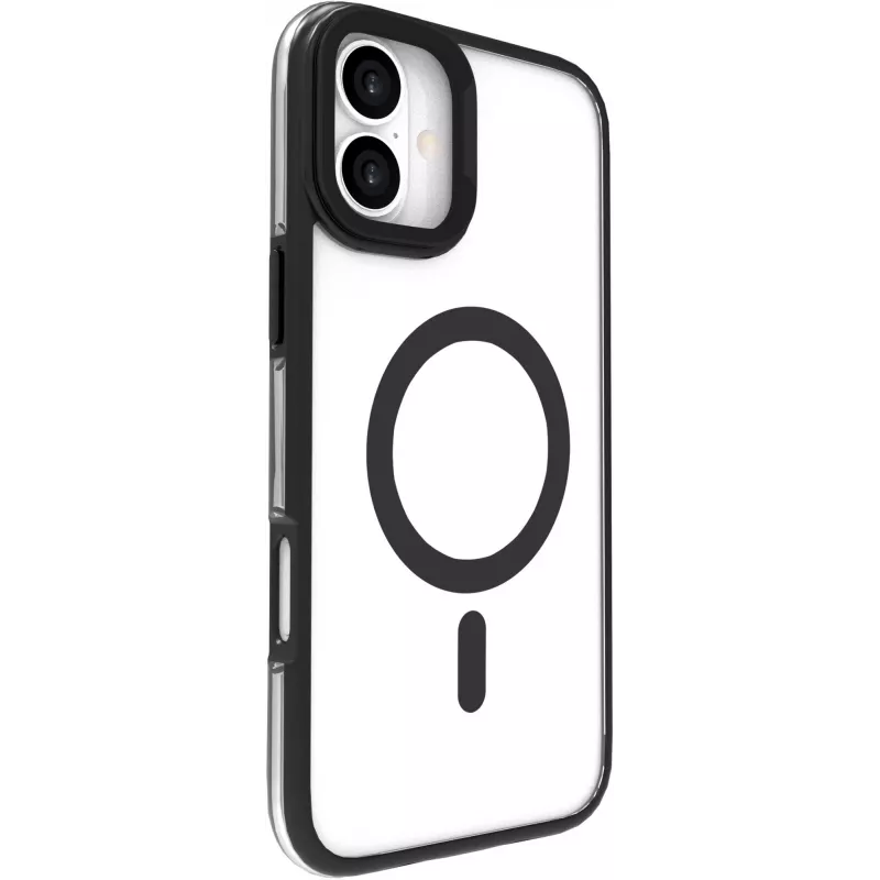 eSTUFF ES67141100 INFINITE HELSINKI magnetisch hoesje met standaard voor iPhone 16, zwart