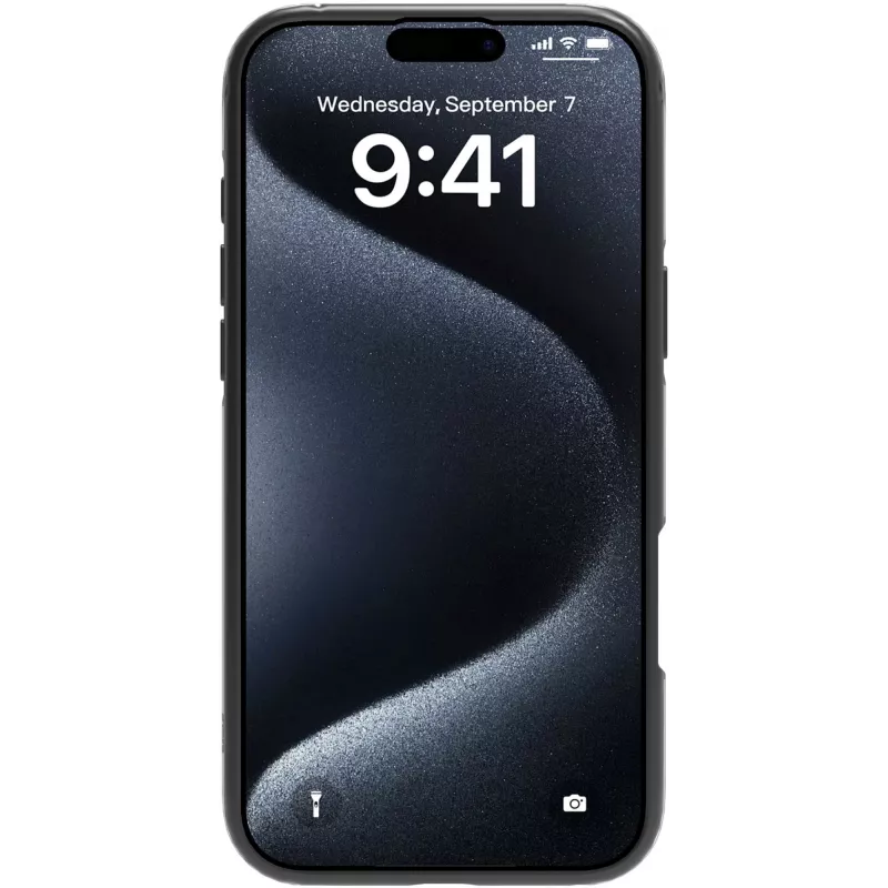 eSTUFF ES67141100 INFINITE HELSINKI magnetisch hoesje met standaard voor iPhone 16, zwart