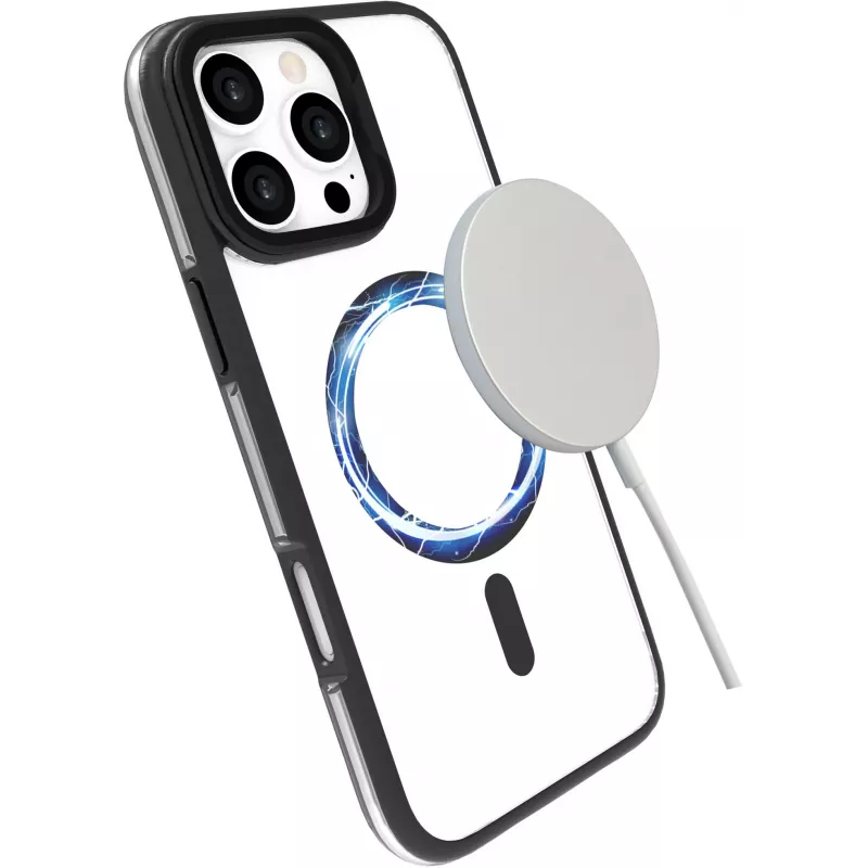 eSTUFF INFINITE HELSINKI ES67141103 magnetisch hoesje met standaard voor iPhone 16 Pro Max, zwart