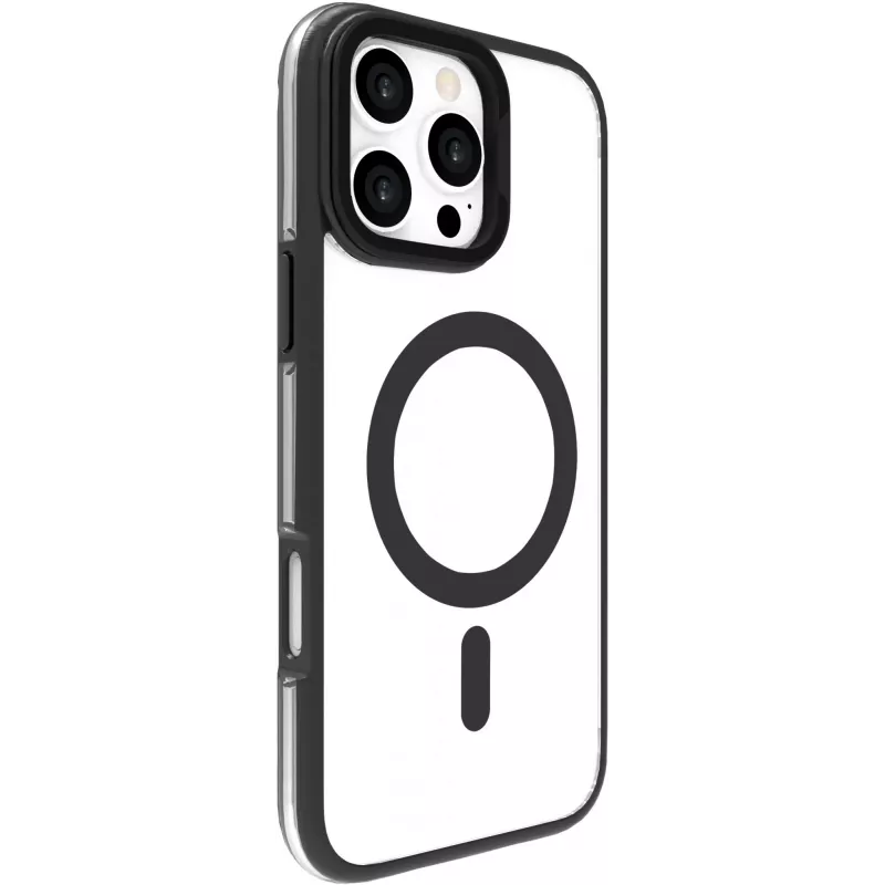eSTUFF INFINITE HELSINKI ES67141103 magnetisch hoesje met standaard voor iPhone 16 Pro Max, zwart