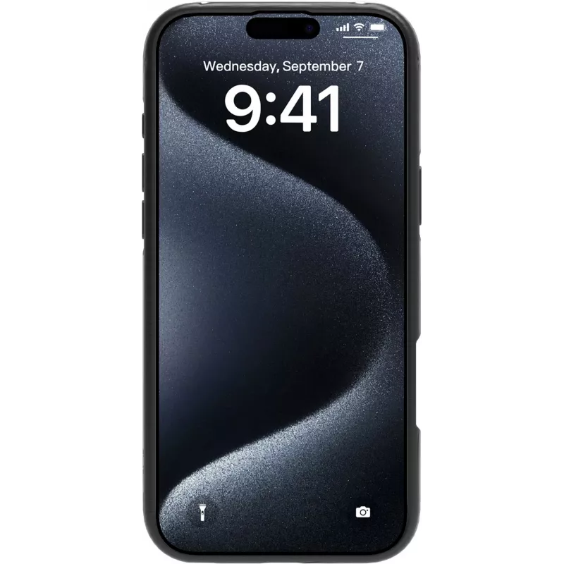eSTUFF INFINITE HELSINKI ES67141103 magnetisch hoesje met standaard voor iPhone 16 Pro Max, zwart