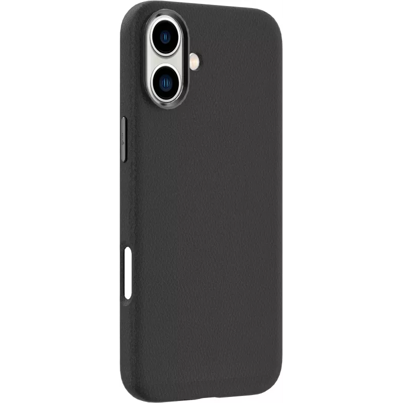 eSTUFF INFINITE VENICE ES67160020 magnetische hoes voor iPhone 16, leer, zwart