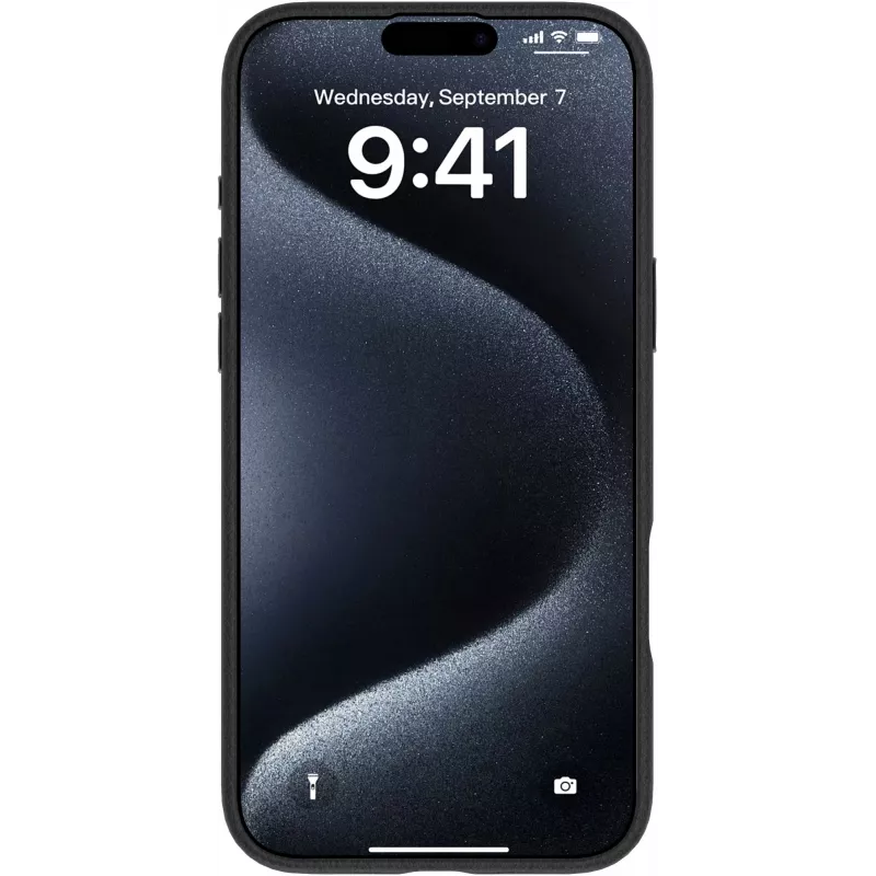 eSTUFF INFINITE VENICE ES67160020 magnetische hoes voor iPhone 16, leer, zwart