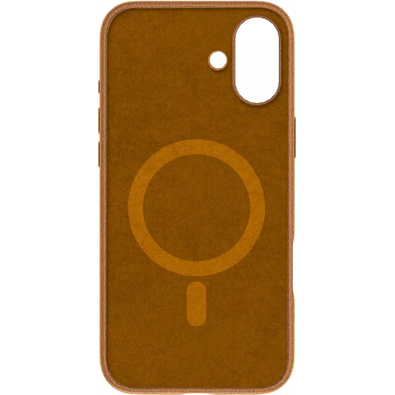 eSTUFF INFINITE VENICE ES67160024 magnetische hoes voor iPhone 16, leer, bruin