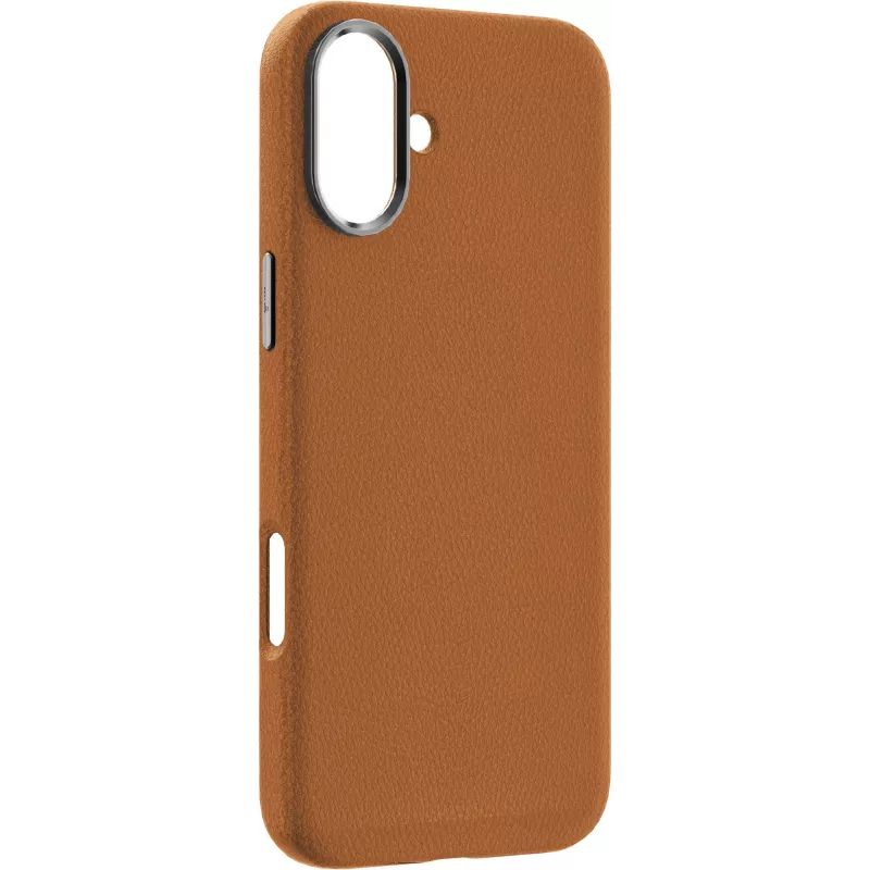 eSTUFF INFINITE VENICE ES67160024 magnetische hoes voor iPhone 16, leer, bruin