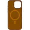 eSTUFF INFINITE VENICE magnetisch leren hoesje voor iPhone 16 Pro, bruin