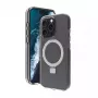 dbramante1928 Iceland Ultra D3O MS Kick IUK1CL006298 achterkant met standaard voor Apple iPhone, MagSafe, kunststof, transparant