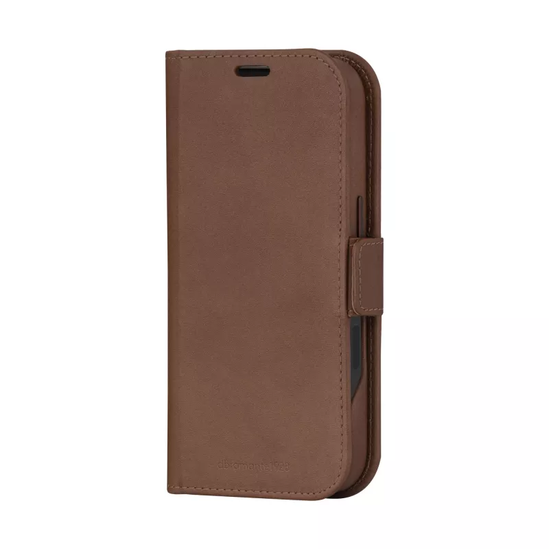Foliohoes dbramante1928 Lynge MagSafe iPhone 16 Pro Dark Tan