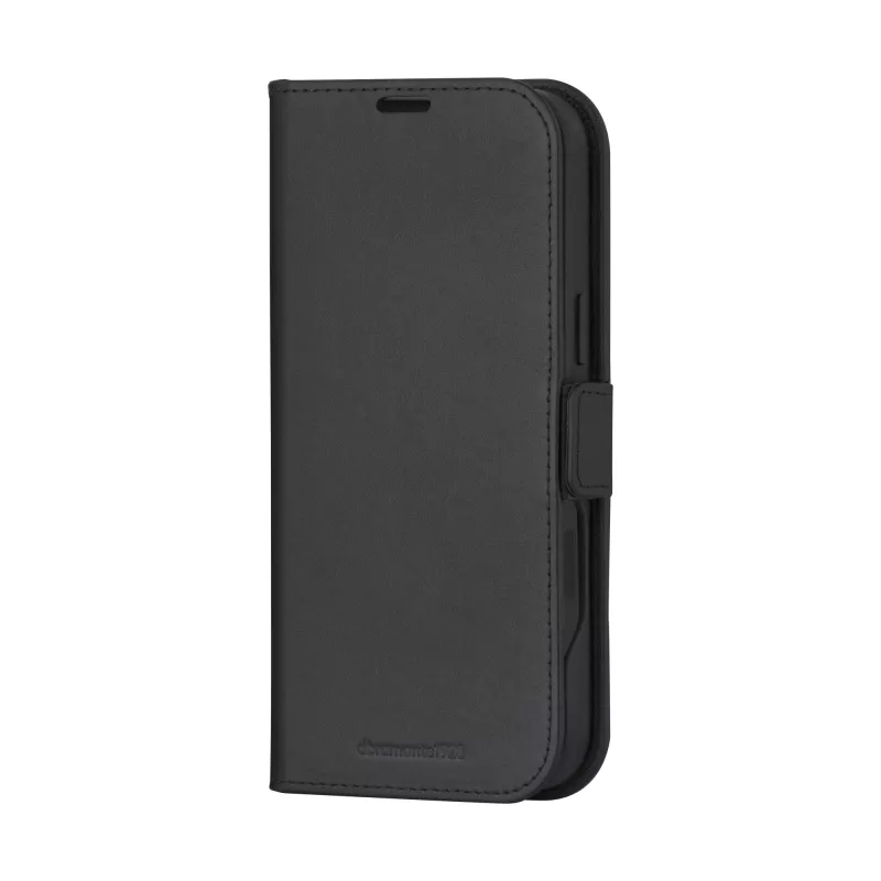 dbramante1928 Lynge MagSafe LM61GTBL6308 flipcase voor Apple iPhone 16 Pro, generfd leer, zwart