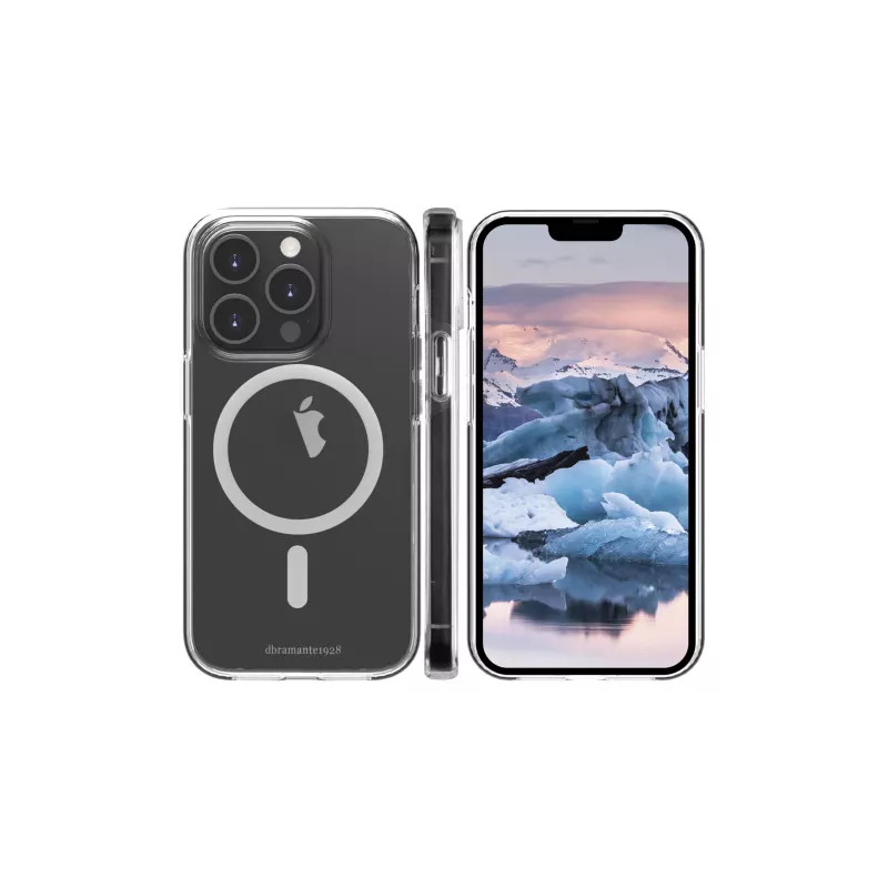 Cover dbramante1928 Iceland Pro MagSafe compatibel iPhone 14 Pro transparant