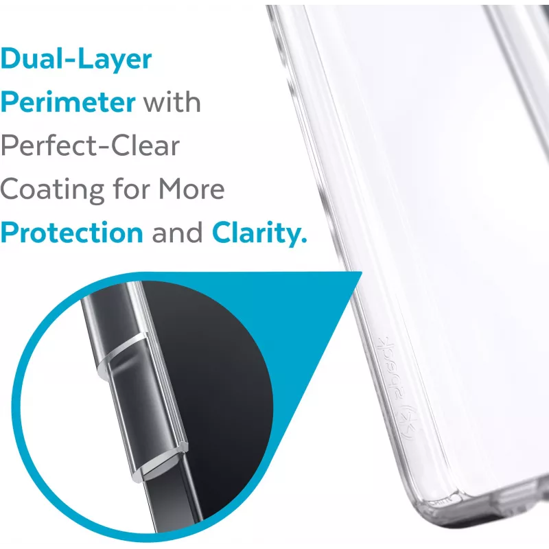 Hoesje Speck Presidio Perfect Clear Samsung Galaxy S22 Plus transparant
