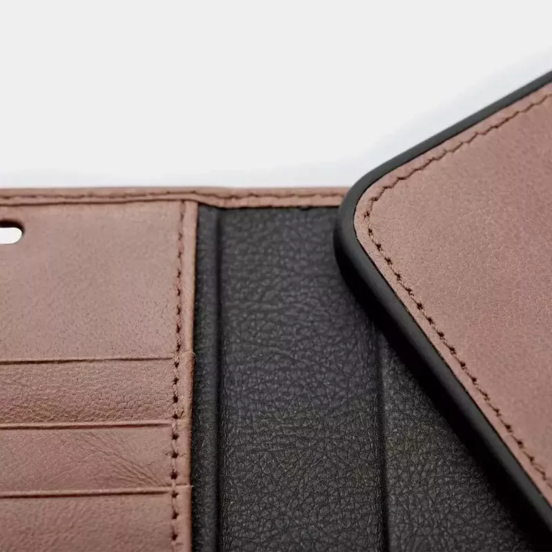 Portemonneehoes Trunk TR-WA1254-BRW voor iPhone 12 mini Bruin