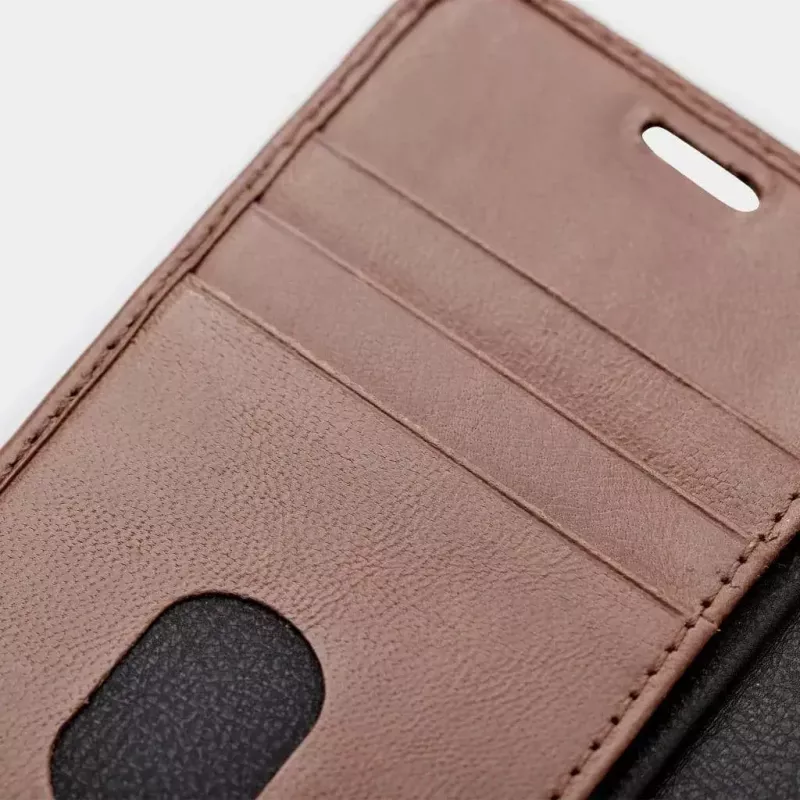 Portemonneehoes Trunk TR-WA1254-BRW voor iPhone 12 mini Bruin