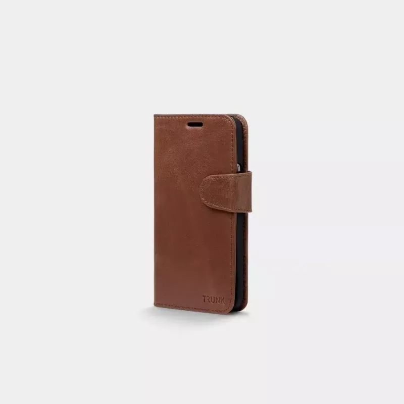 Trunk walletcase voor iPhone 12 Pro Max, bruin (TR-WA1267-BRW)