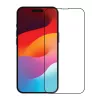 dbramante1928 eco-shield iPhone 15 Plus Transparant Zwart Edge Displayschermfolie van gehard glas