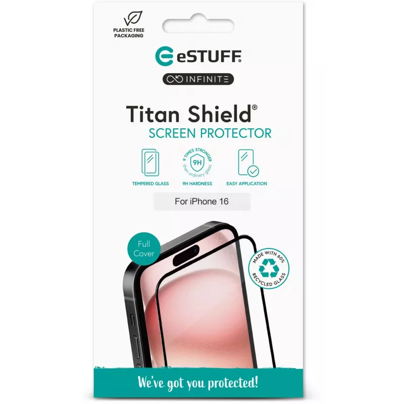 eSTUFF ES501421 smartphone-schermbescherming/achterkantbescherming transparante schermbescherming Apple 1 stuks