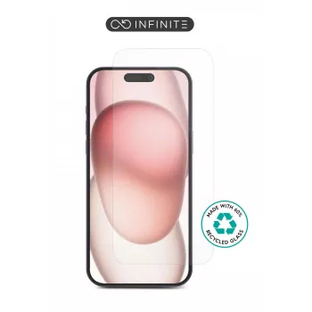Transparante schermfolie eSTUFF ES501424-50BULK Apple iPhone 16 Plus krasbestendig breukvast
