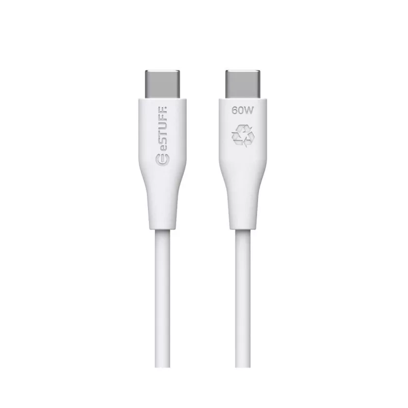 USB-kabel eSTUFF ES604270-BULK 2 m USB-C wit USB 2.0 0,48 Gbit/s