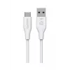 eSTUFF ES605170-BULK USB-kabel USB 2.0 1 m USB-C USB-A wit