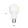 Hombli E27 slimme lamp, 9 W, CCT, 1+1 actiepakket (2 lampen)