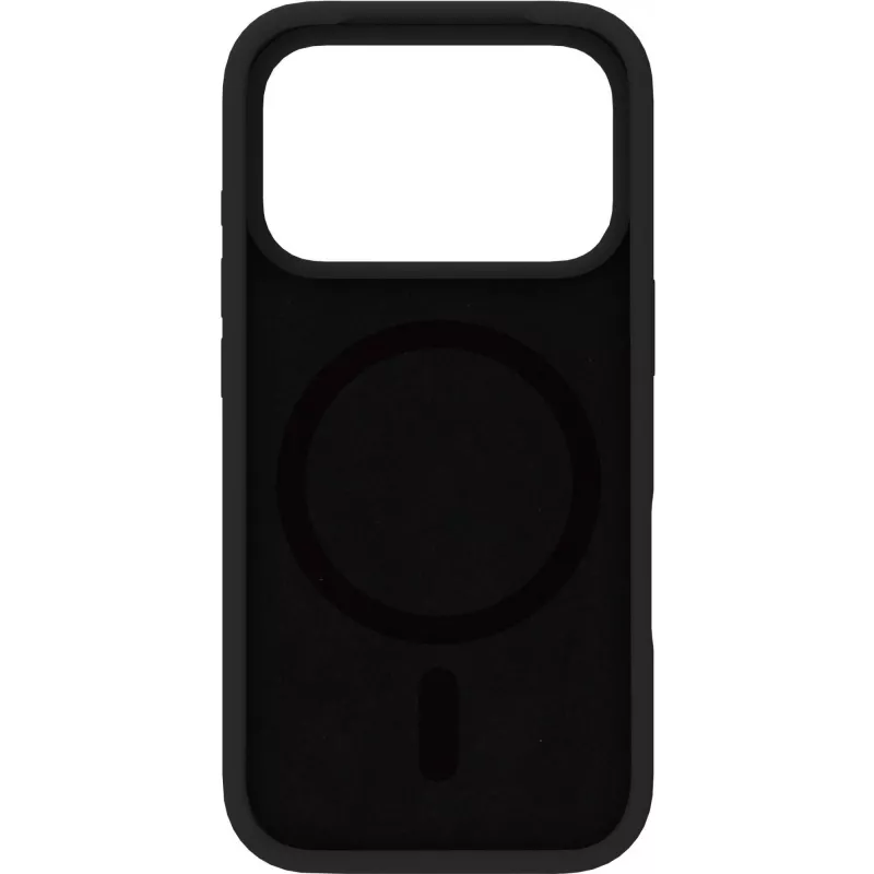 eSTUFF INFINITE GRS ROME ES67150057 magnetisch hoesje voor iPhone 17 Pro, siliconen, zwart