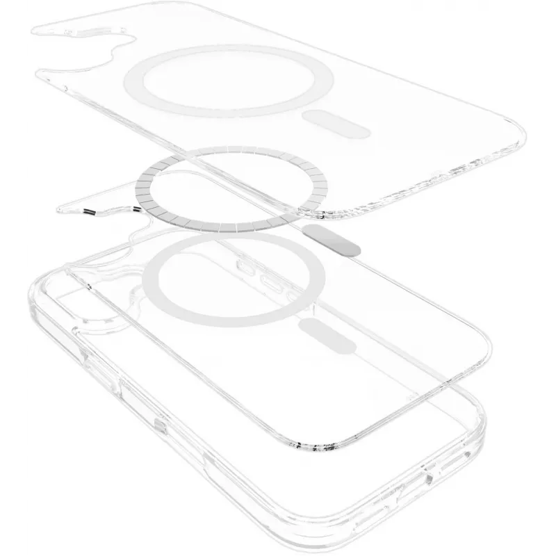 eSTUFF INFINITE GRS OSLO ES67141055 magnetische hoes voor iPhone 17, transparant
