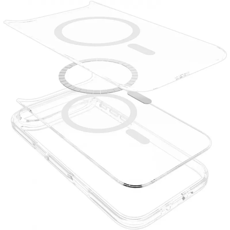 eSTUFF INFINITE GRS OSLO ES67141056 magnetische hoes voor iPhone Air, transparant