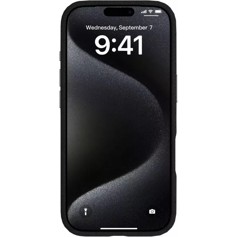 eSTUFF INFINITE GRS VENICE ES67160029 magnetische leren hoes voor iPhone 17 Pro, zwart