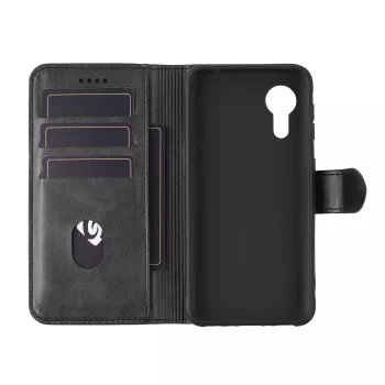 eSTUFF ES67340008-BULK telefoonhoesje 16,3 cm (6,4 inch) wallet-hoesje zwart