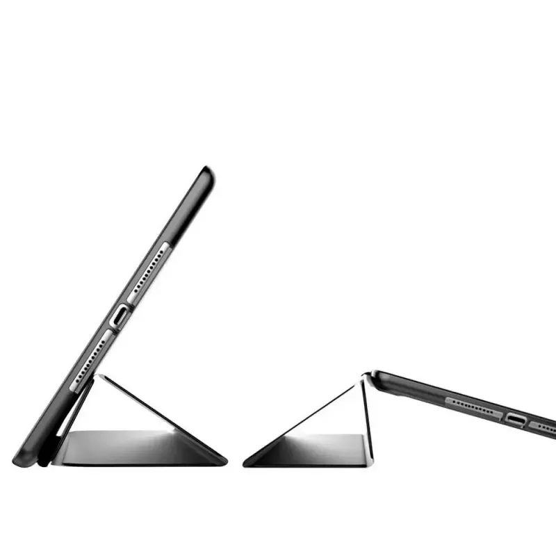 eSTUFF SEATTLE penhoes voor iPad 9.7 2018/2017 – grijs PU-leer