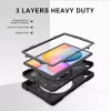 eSTUFF Defender Case ES681842-BULK achterkant voor Samsung Galaxy Tab S6 Lite 10,4 inch, zwart