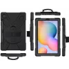 eSTUFF Defender Case ES681842-BULK achterkant voor Samsung Galaxy Tab S6 Lite 10,4 inch, zwart