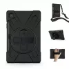 eSTUFF Defender Case ES681842-BULK achterkant voor Samsung Galaxy Tab S6 Lite 10,4 inch, zwart