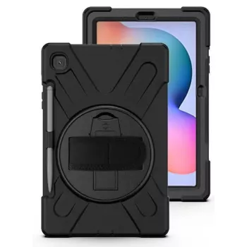 Cover eSTUFF AUSTIN Defender Case voor Samsung Galaxy Tab S6 Lite 2022/2020 zwart
