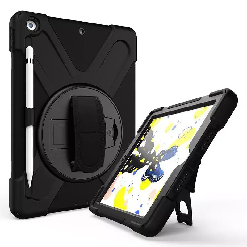 Cover eSTUFF CHICAGO Full Body Defender Case voor iPad 10.2 zwart