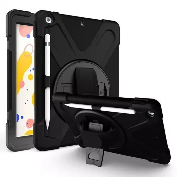 Cover eSTUFF CHICAGO Full Body Defender Case voor iPad 10.2 zwart