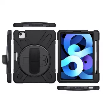 eSTUFF AUSTIN Defender Case voor iPad Pro 11 2022/2020/2018/Air 5/4 10.9 – zwart