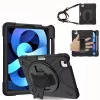eSTUFF Defender Case ES681551-BULK achterkant voor Apple iPad Pro 11 / iPad Air 10,9 (4e/5e gen.), 27,9 cm (11 inch), siliconen/polycarbonaat, zwart