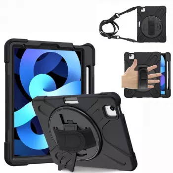 eSTUFF AUSTIN Defender Case voor iPad Pro 11 2022/2020/2018/Air 5/4 10.9 – zwart