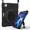 eSTUFF Defender Case ES681551-BULK achterkant voor Apple iPad Pro 11 / iPad Air 10,9 (4e/5e gen.), 27,9 cm (11 inch), siliconen/polycarbonaat, zwart