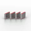 Lindy USB Type-C poortblokkering (zonder sleutel) – 10-pack, roze