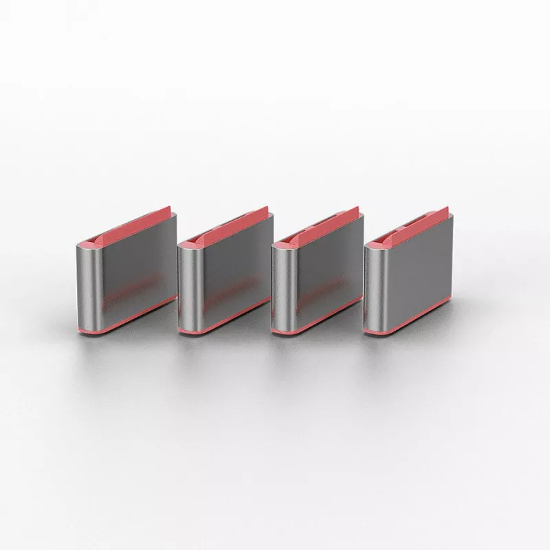 Lindy USB Type-C poortblokkering (zonder sleutel) – 10-pack, roze