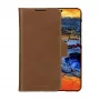 dbramante1928 Lynge LMSSGTDT6469 flipcase voor Samsung Galaxy S25, gegranuleerd leer, lichtbruin